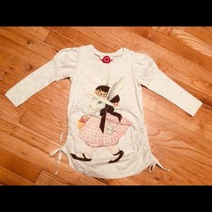 Paper Wings Long Sleeve rabbit tee: Nwt